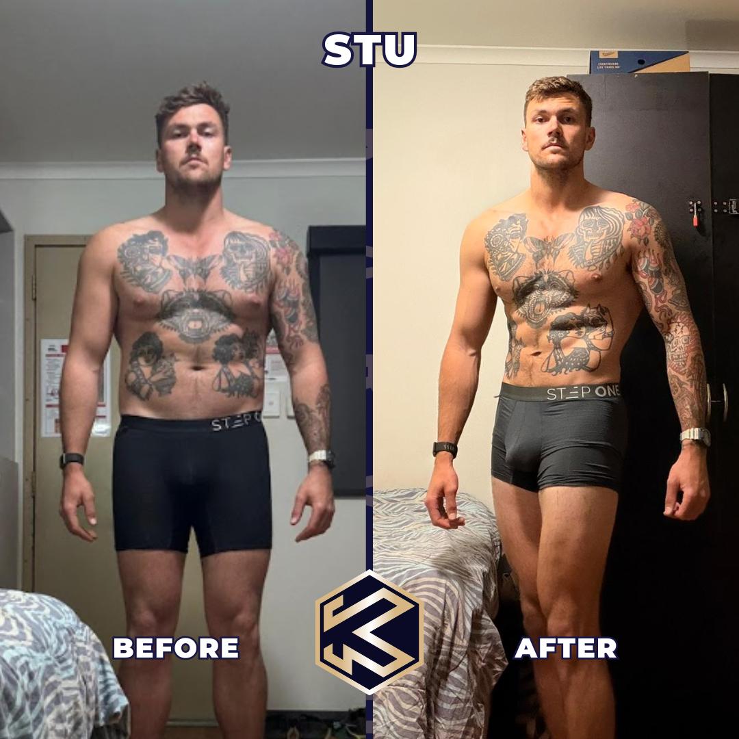 Client transformation — lost 20.1kg